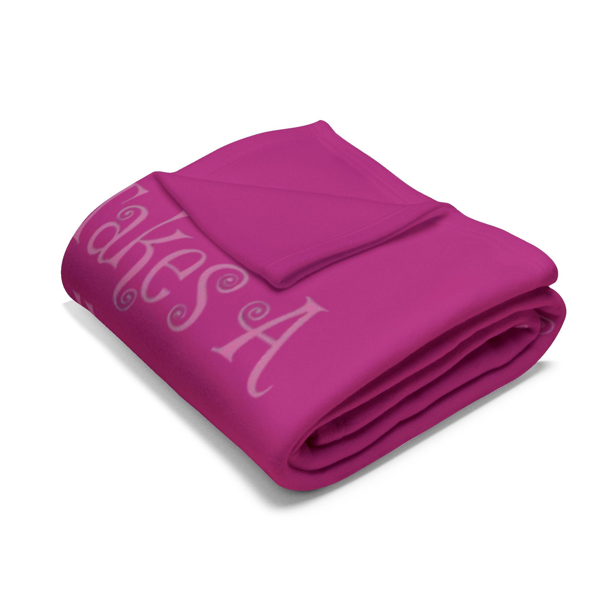 Nice & Cozy fleece blanket  Breast Cancer Awareness