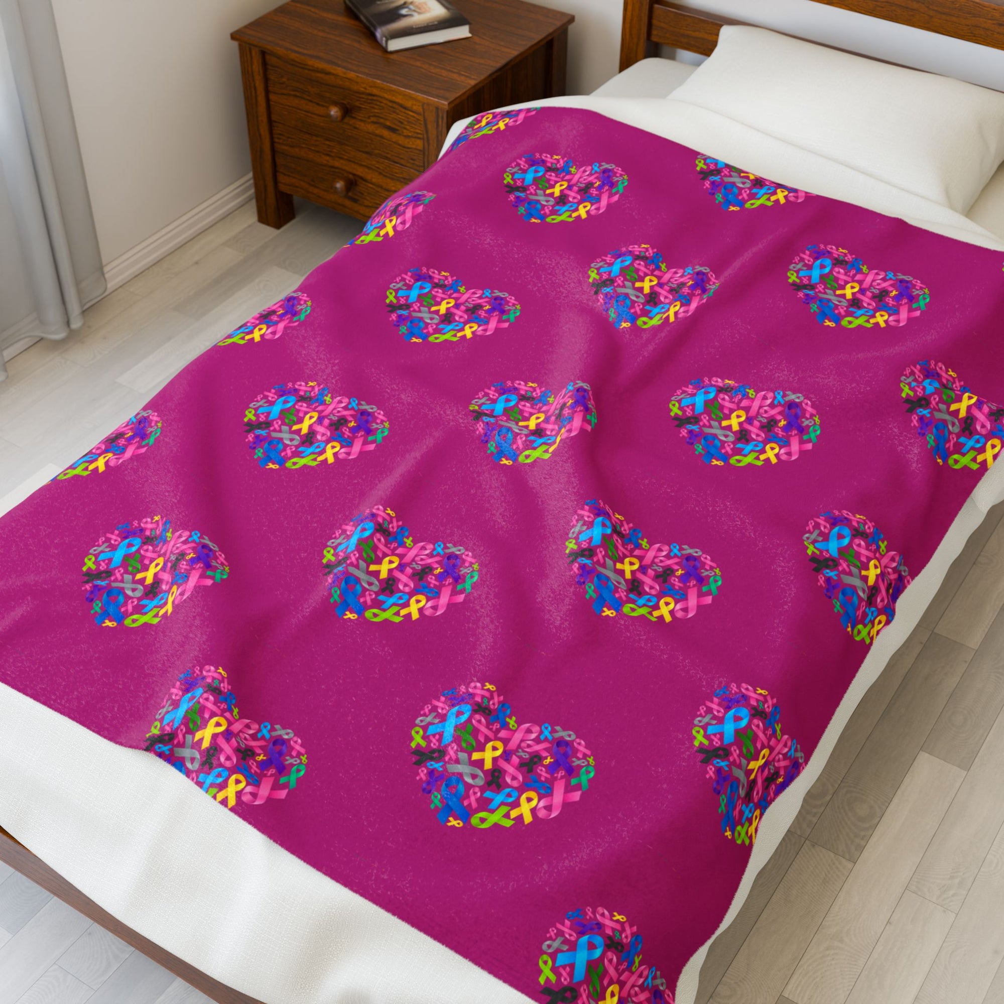 Heart to Heart Velvet Blanket