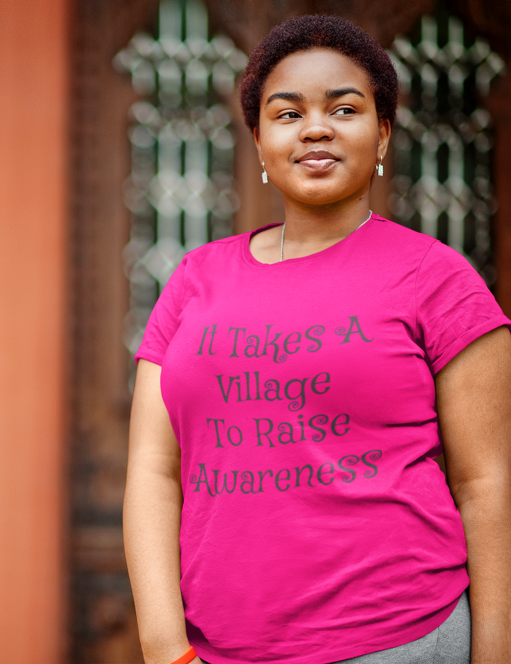 Community Quote T-Shirt, Softstyle T-Shirt, Unisex Tee, Gift for Friends, Village Pride, Casual Wear, Positive Message