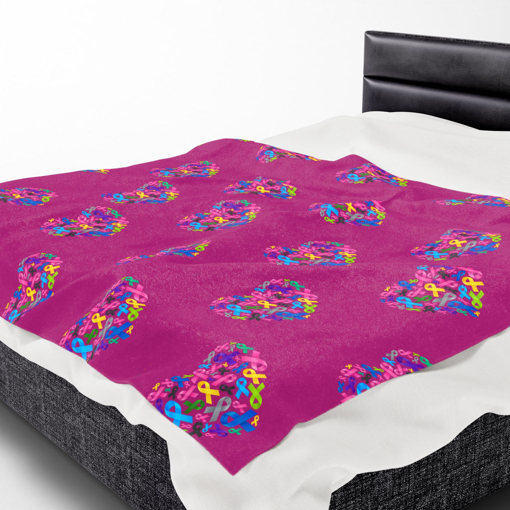 Heart to Heart Velvet Blanket