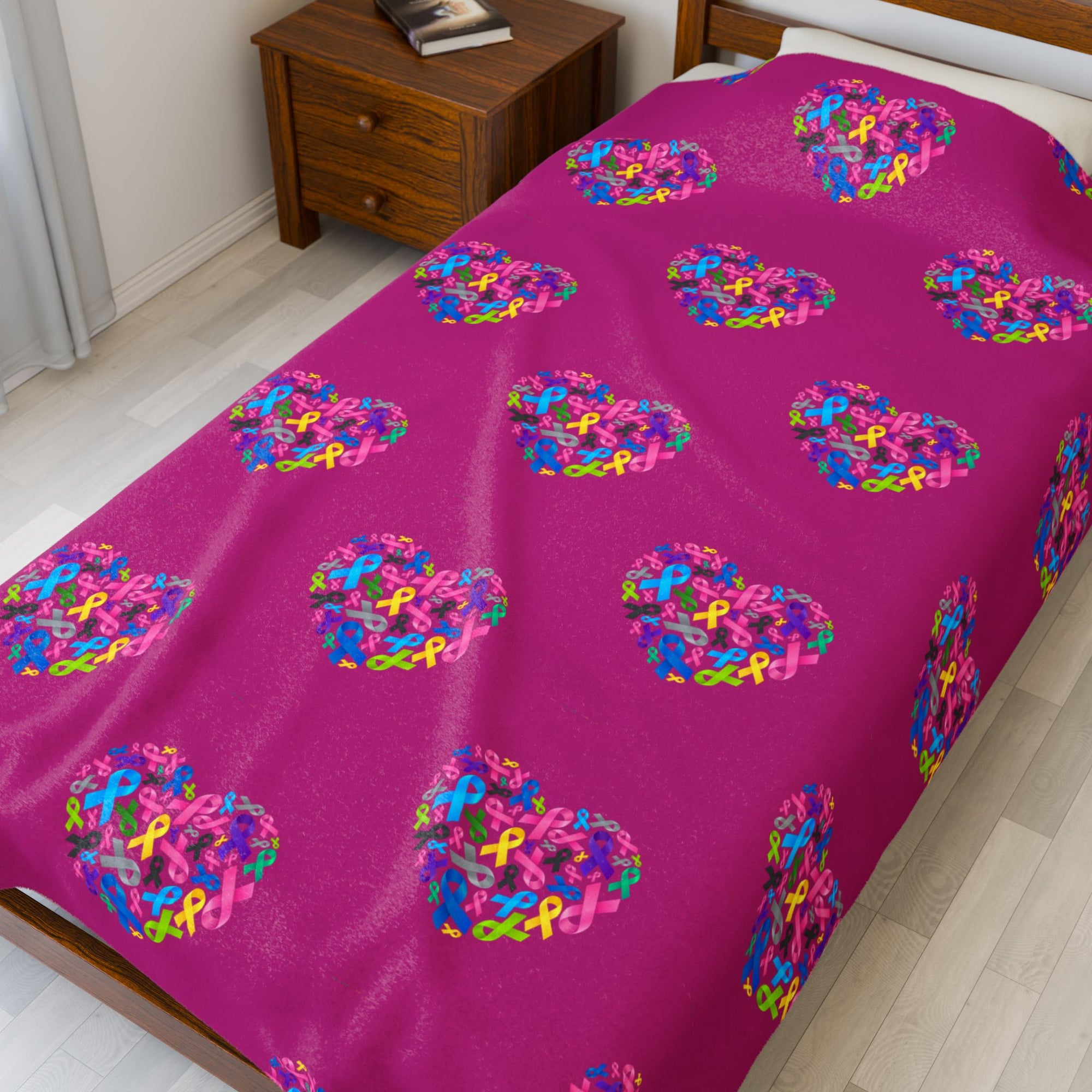 Heart to Heart Velvet Blanket